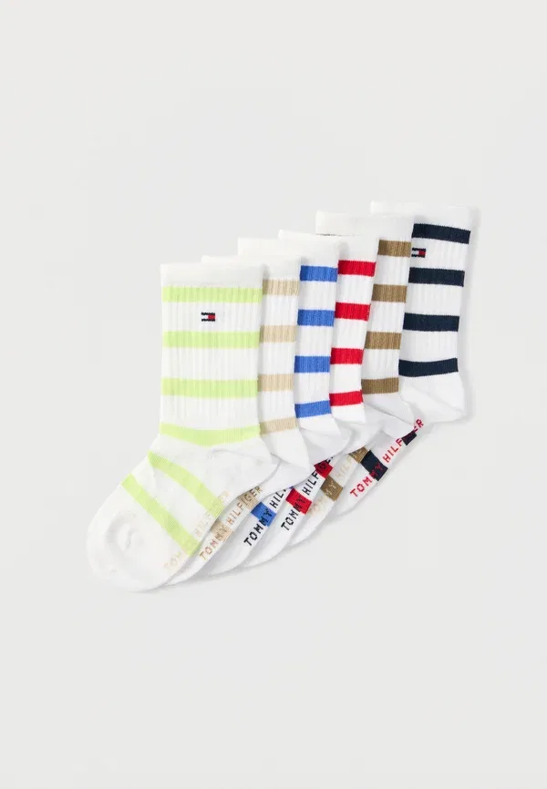 Носки Tommy Hilfiger Breton 6 pack, разноцветные