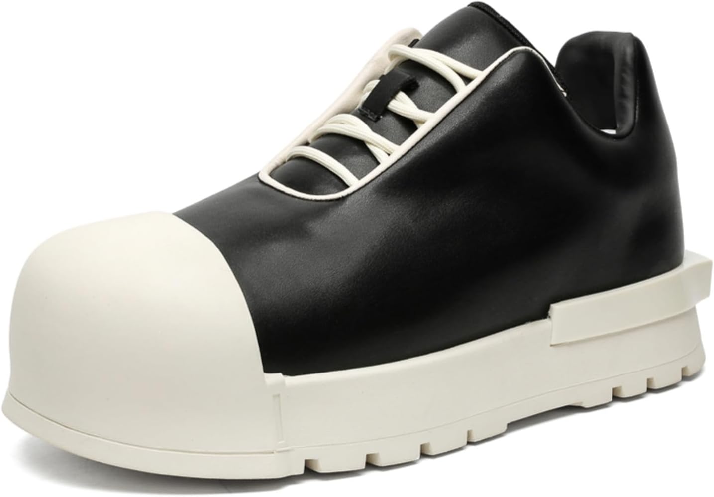 

Мужские модные массивные кроссовки на платформе Avant-Garde в стиле панк, с круглым носком, шнуровкой, низкие повседневные кроссовки Yrzhgdl, белый