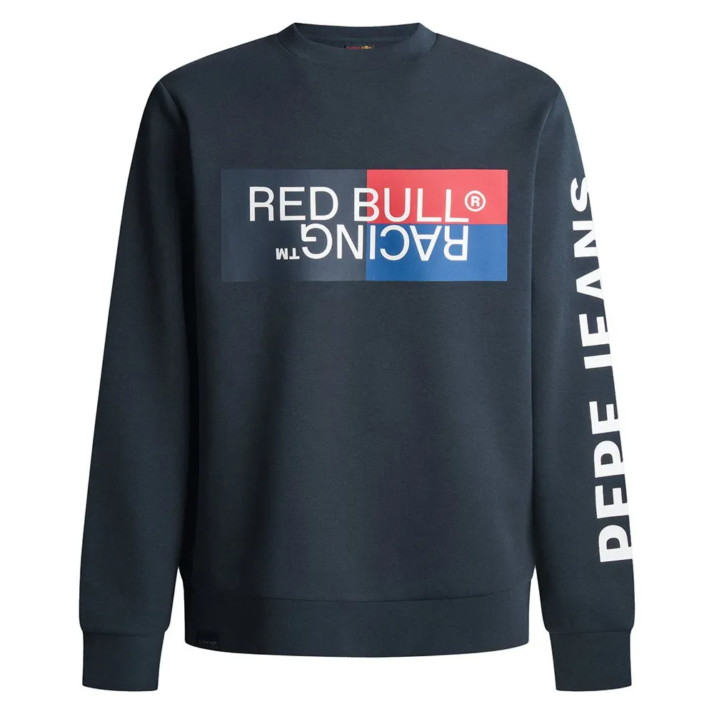 

Толстовка Red Bull Racing Colour Block Graphic Crew, синий