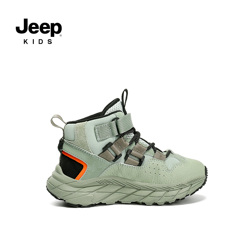 Jeep Кроссовки Mid top Running Shoes Green Bean Green/milk Coffee для детей — фото 3