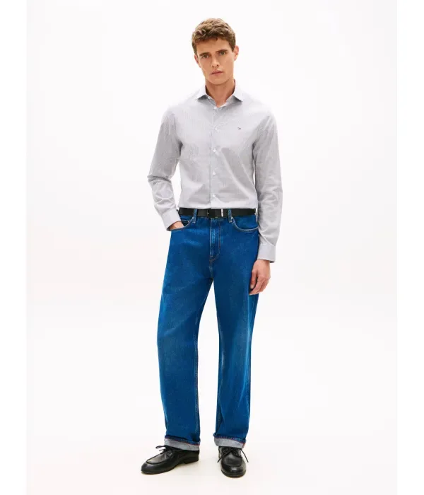 Рубашка slim fit Tommy Hilfiger, черный — фото 2