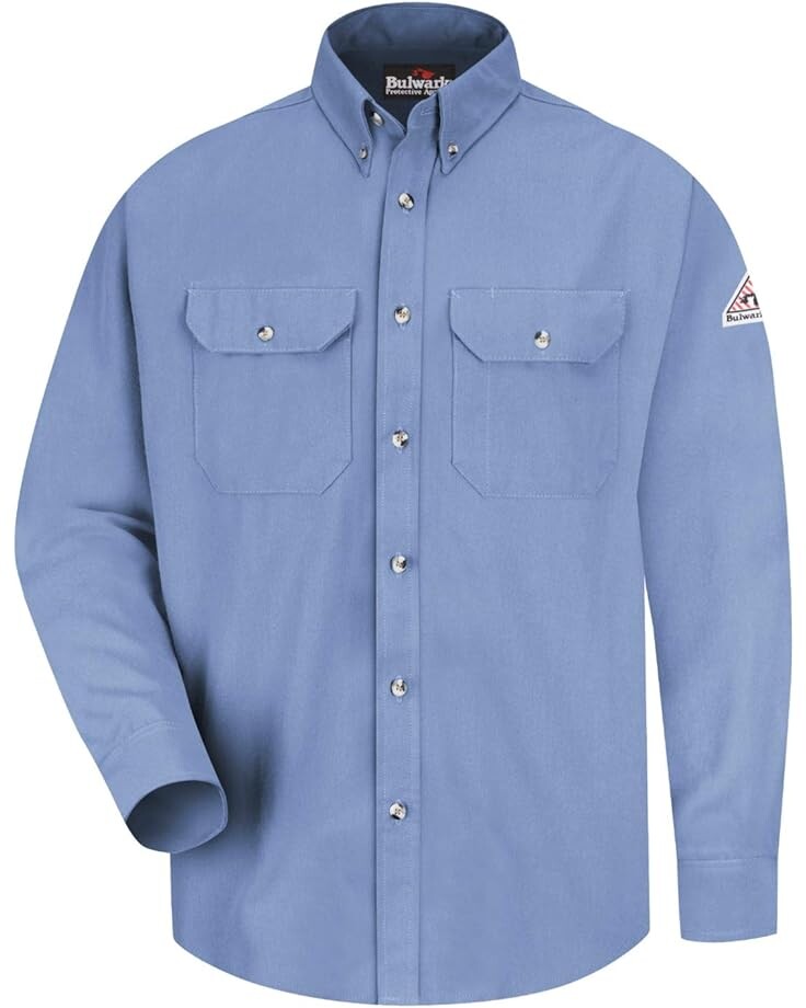 

Рубашка Bulwark FR Midweight FR Dress Uniform Shirt, CAT 2, цвет Light Blue