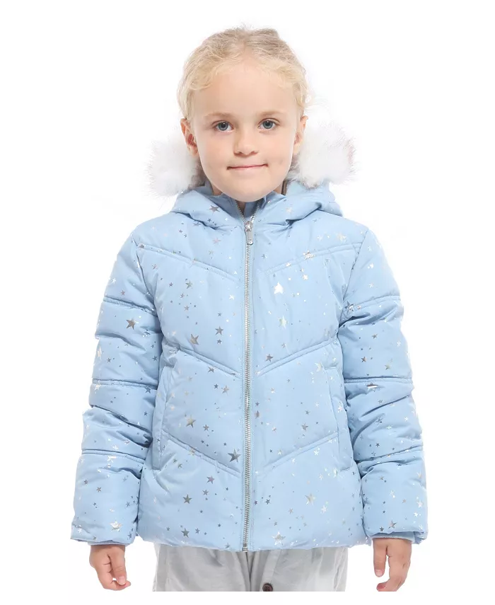 

Детская утепленная пуховая куртка Bubble Coat Rokka&Rolla, синий