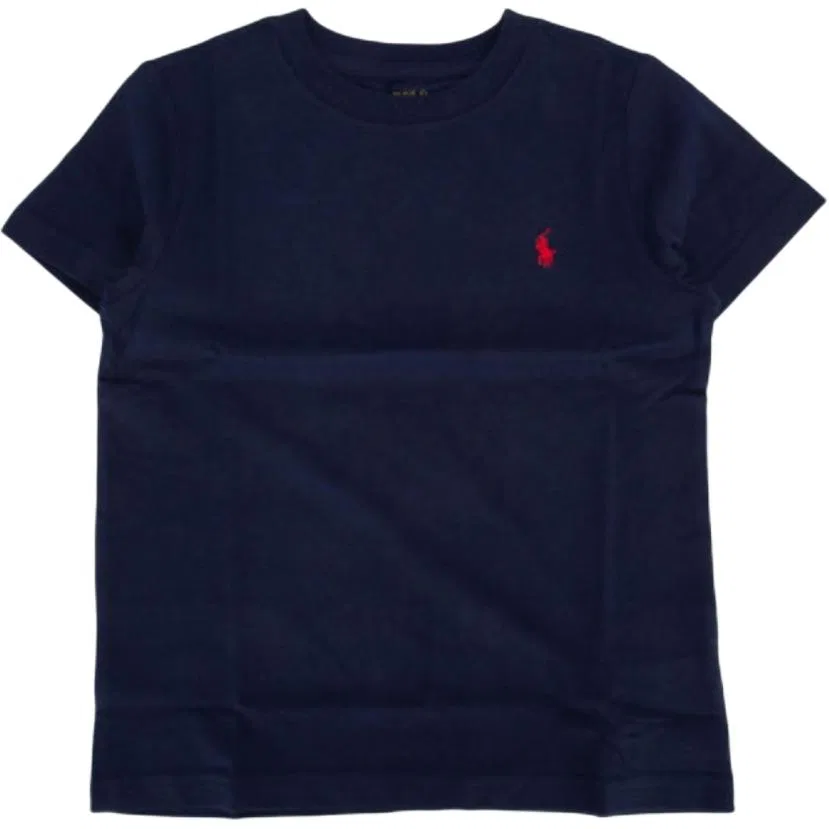 Футболка детская темно-синяя Polo Ralph Lauren