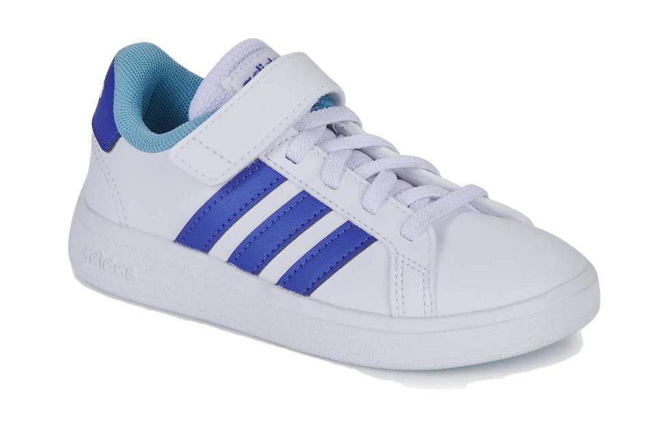 Adidas Grand Court Strap Детская 'Белый Прозрачно-голубой', Белый Голубой — фото 4