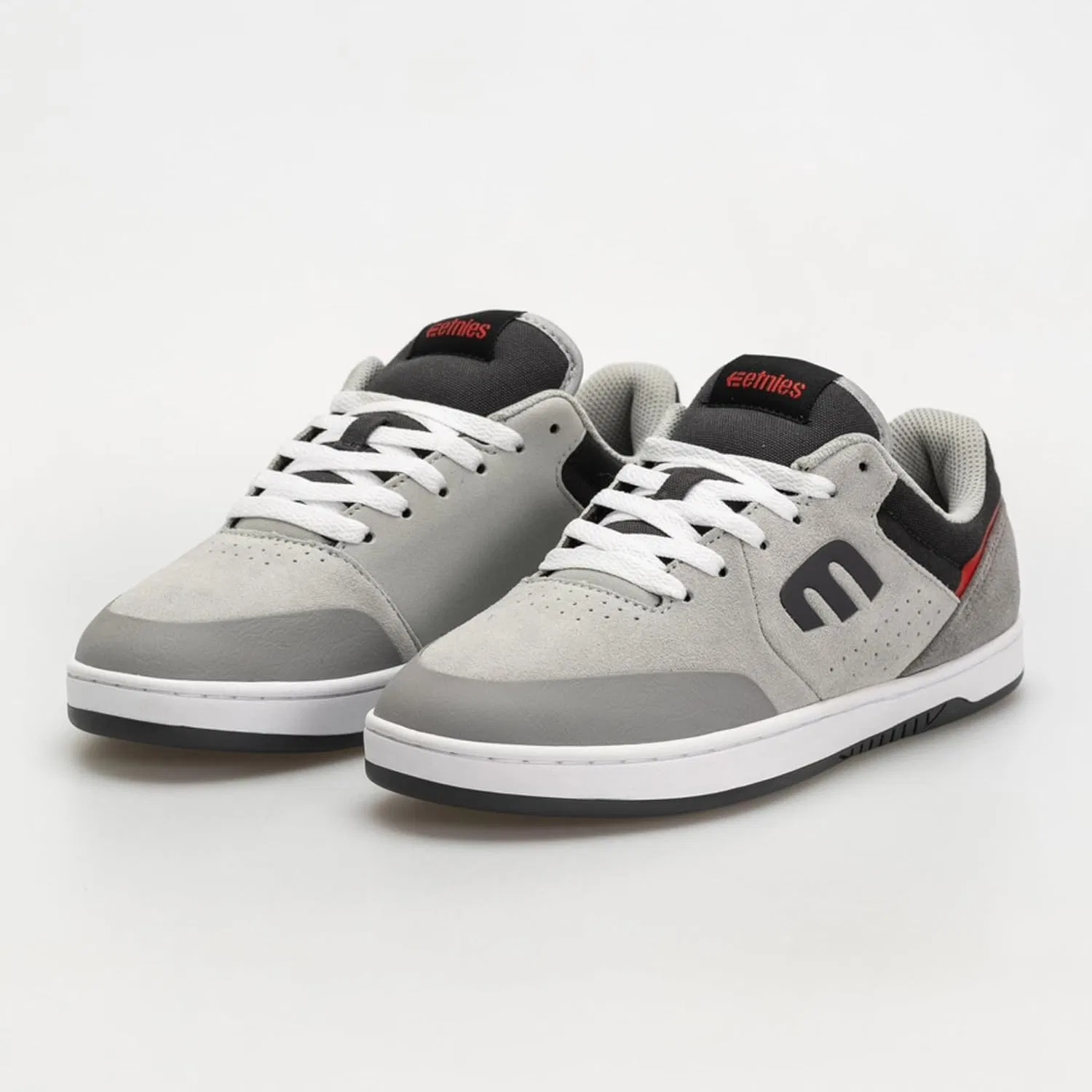 Мужские кроссовки Etnies 4101000261 - обувь для скейтборда, Grey, Grey, Red — фото 3