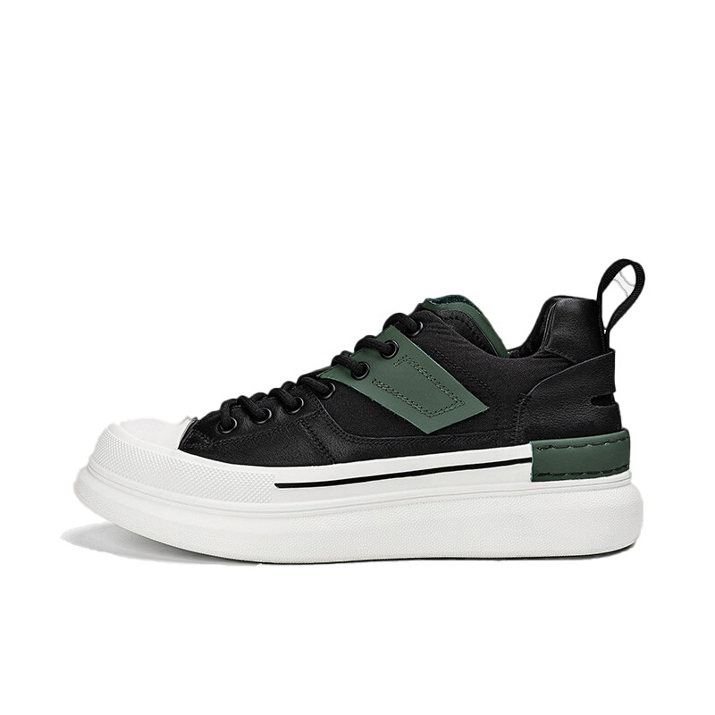 

Кроссовки Nautica Skateboarding Shoes Men Low-top Black/green, черный/зеленый