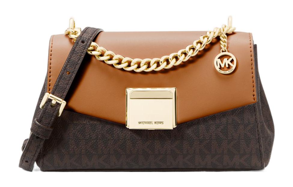 

MICHAEL KORS Сумка через плечо Лита Канвас с клапаном