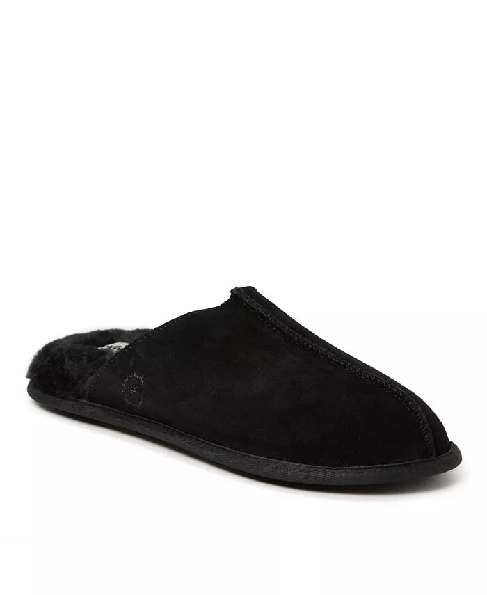 

Мужские домашние тапочки Bradford Genuine Suede Scuff Dearfoams, черный