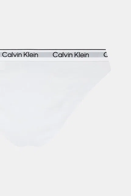 Трусы детские хлопковые 2 шт Calvin Klein Underwear, белый — фото 4