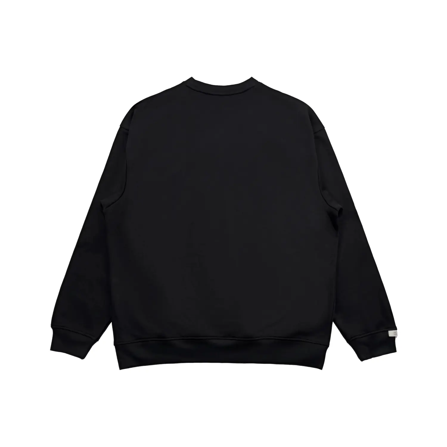 Adidas Свитшот LABEL Unisex Black Crew Neck Moderate — фото 3