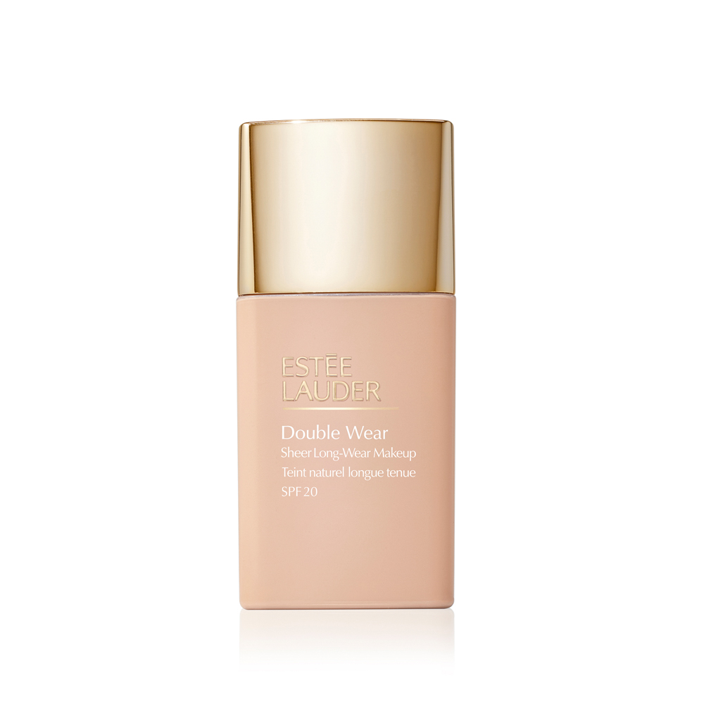 

Матовая жидкая основа double wear sheer long-wear makeup spf20 Estée Lauder, цвет nr. 1c1 - cool bone, 30 мл