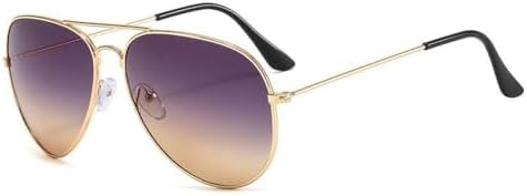 

Солнцезащитные очки с двойной перемычкой 2027 года, женские и мужские, с алюминиевой оправой и линзами с градиентом цвета «океан», женские и мужские MTZJH, Gold Gray Tea