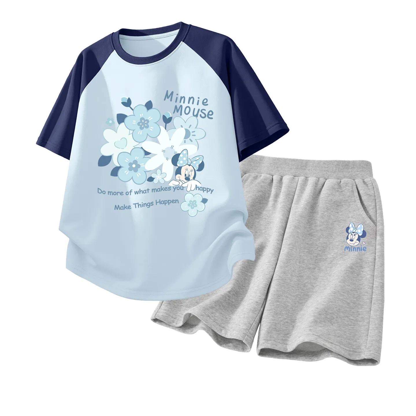 Детский спортивный костюм Disney Casual Sportswear 2 Piece Set, темно-синий с черным — фото 3