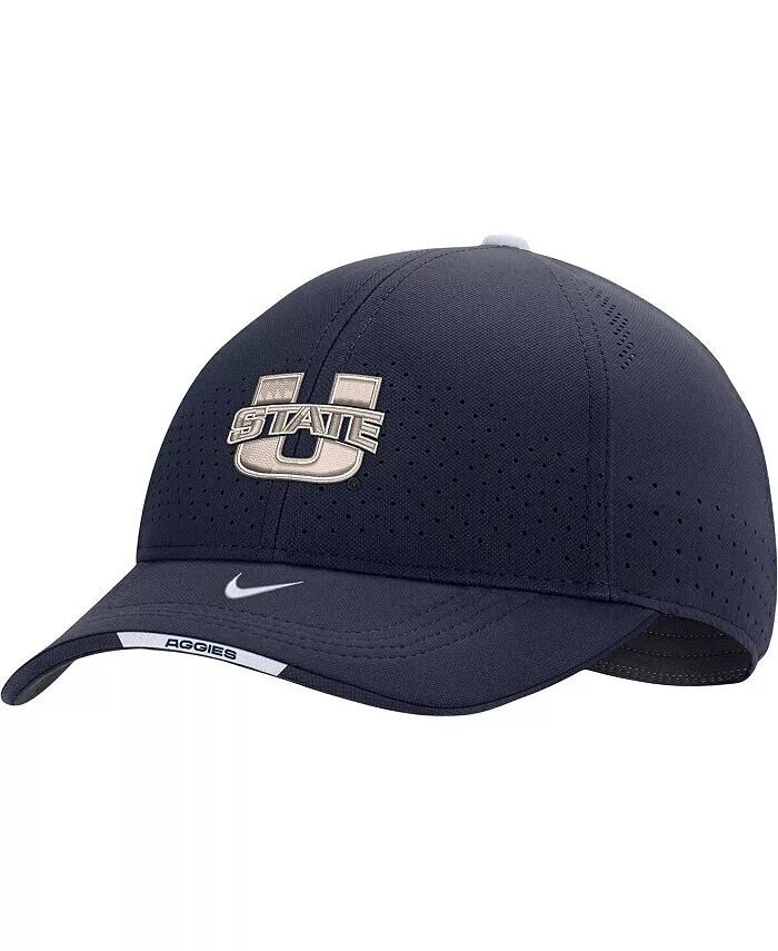 

Мужская темно-синяя шляпа Utah State Aggies 2022 Sideline Classic99 с логотипом Swoosh Performance Flex Nike, синий