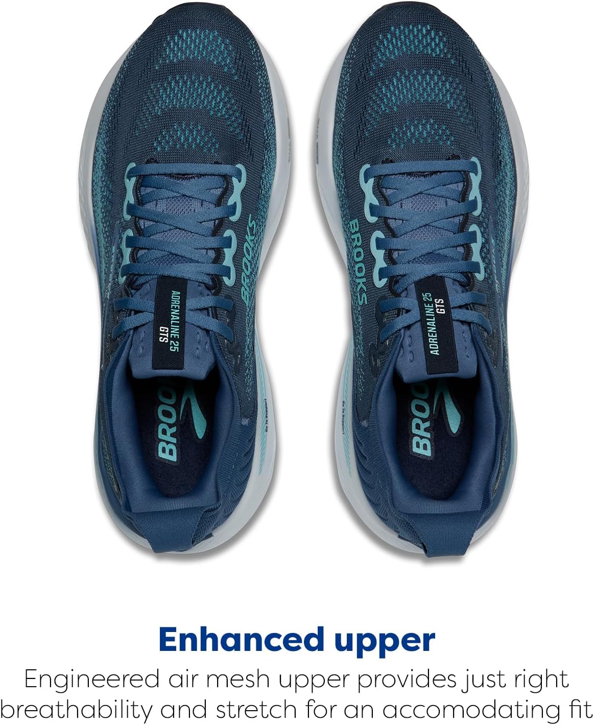 Мужские кроссовки Brooks Adrenaline GTS 25 для бега и ходьбы с поддержкой, Spellbound/Moonlight/Ipanema — фото 4