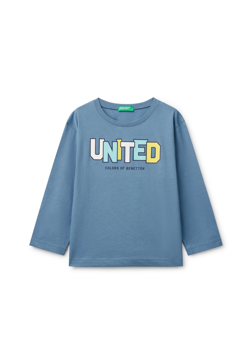 

Футболка с длинным рукавом United Colors of Benetton, синий