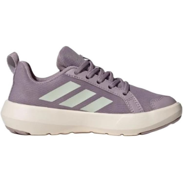 Детские кроссовки Terre Anti-Slip с низким верхом, устойчивые к износу Adidas, фиолетовый/зеленый — фото 3