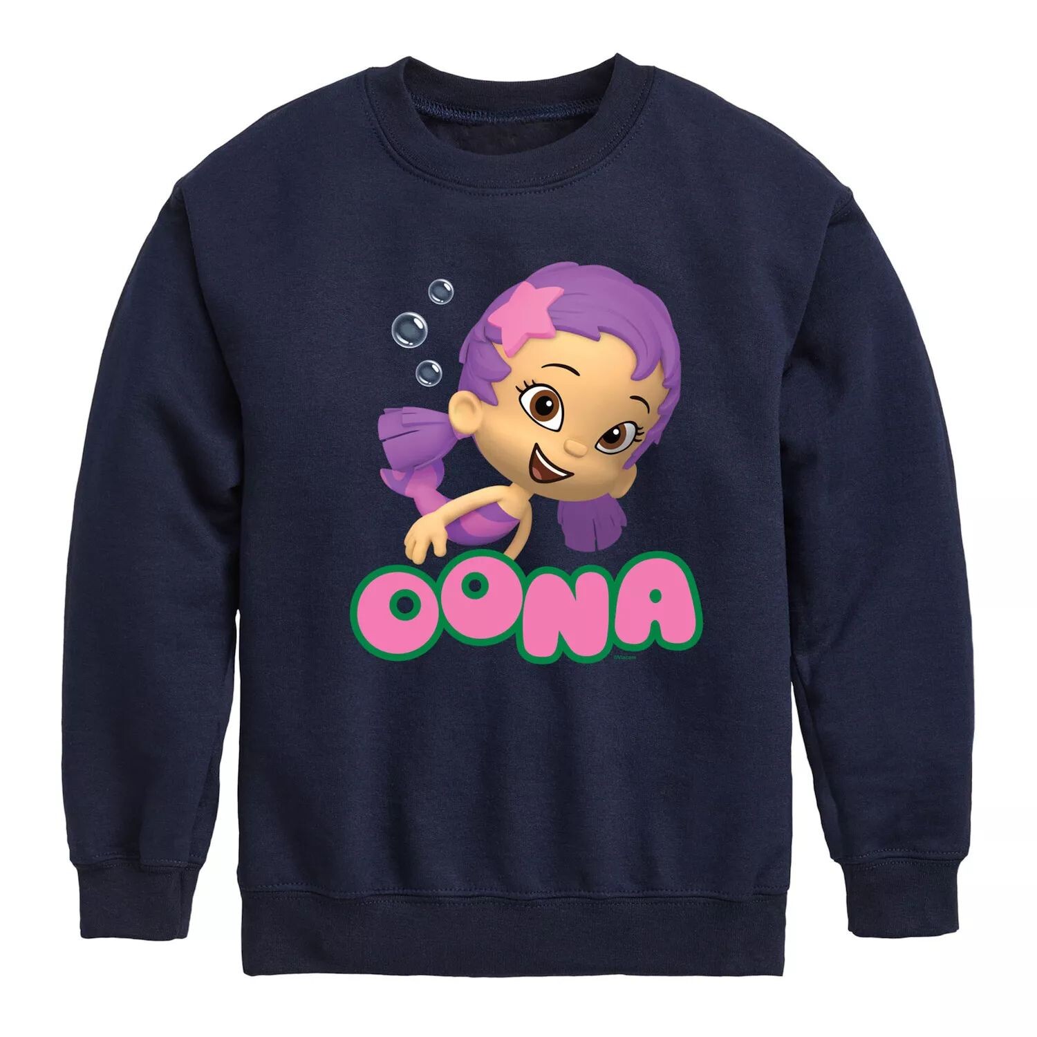 

Флисовая толстовка с рисунком Bubble Guppies Oona для мальчиков 8–20 лет Licensed Character, синий