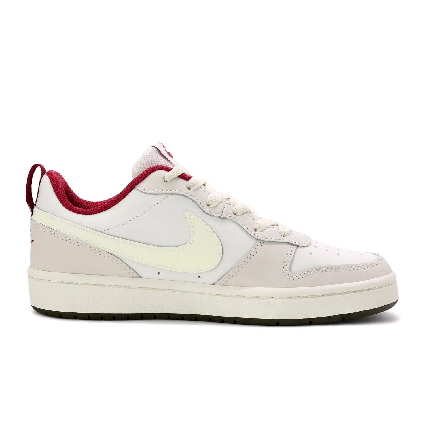 Кроссовки для скейтбординга Court Borough Cat Paw White Chocolate Leather Low top Kids', подростковые Nike, Beige — фото 3