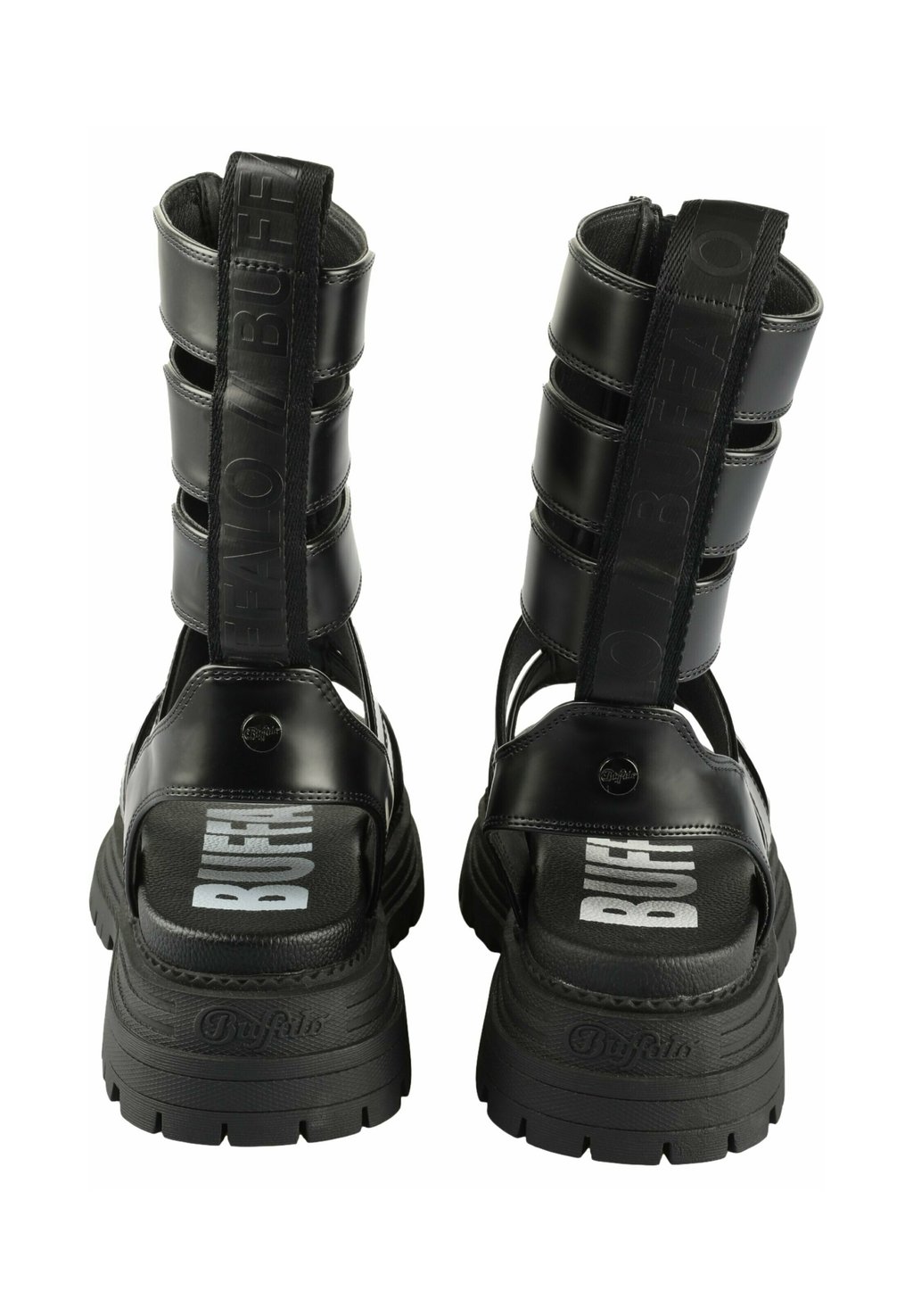 Сандалии с манжетой на щиколотке LENNOX ZEUS - Platform sandals Buffalo, черный — фото 4