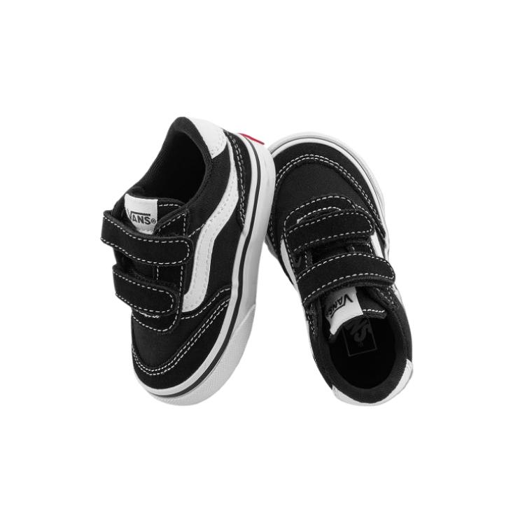 Износостойкие низкие кроссовки для малышей Infant And Toddler Vans, черный — фото 3