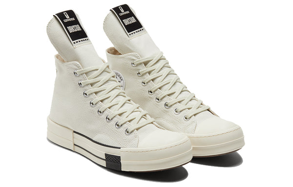 Кроссовки rick owens x drkshdw drkstar chuck 70 high 'egret' Converse, белый — фото 3