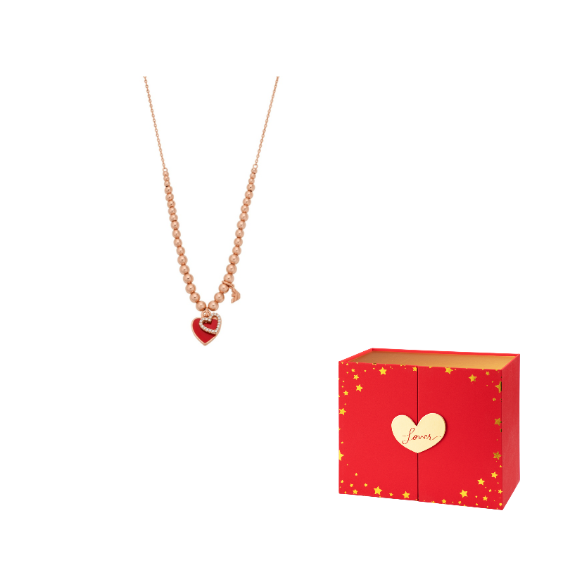 

EMPORIO ARMANI Ограниченная серия Танабата Цирконовое ожерелье Женское Rose Gold