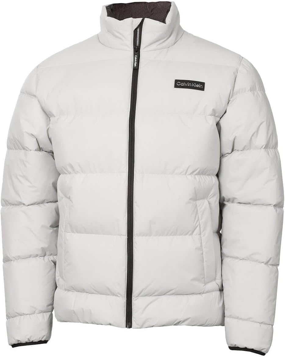 

Мужская куртка для гольфа Calvin Klein Rivington с защитой от ветра и влаги, Silver