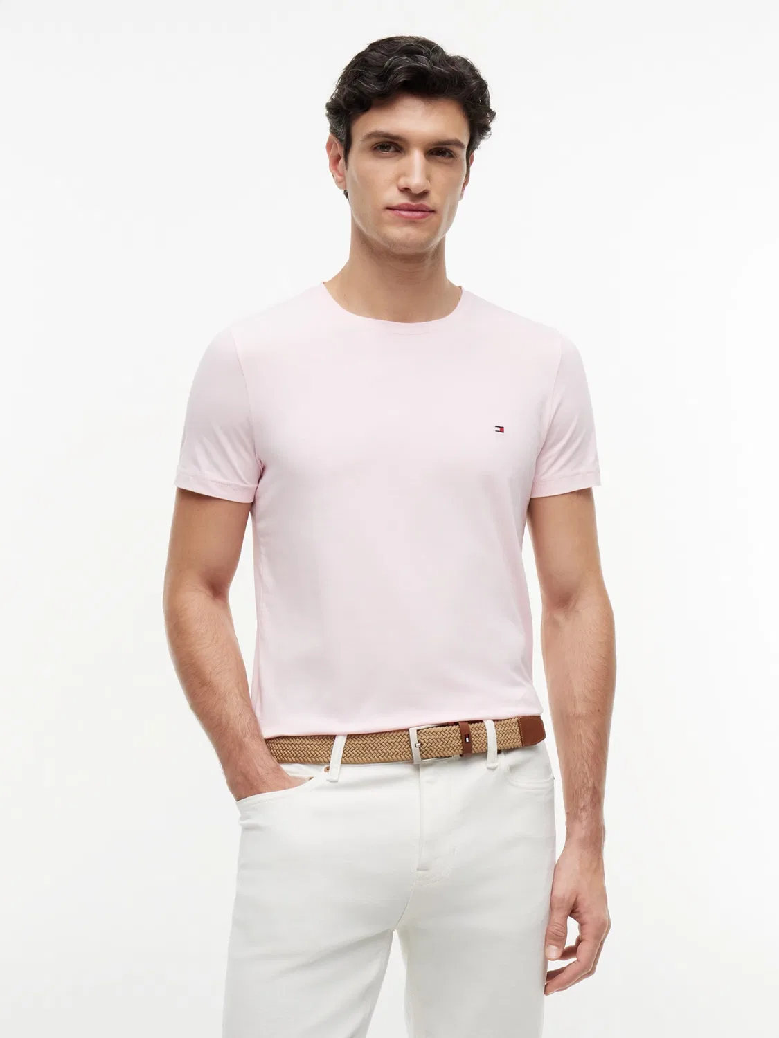 Slim fit Футболка Tommy Hilfiger, Rose — фото 2
