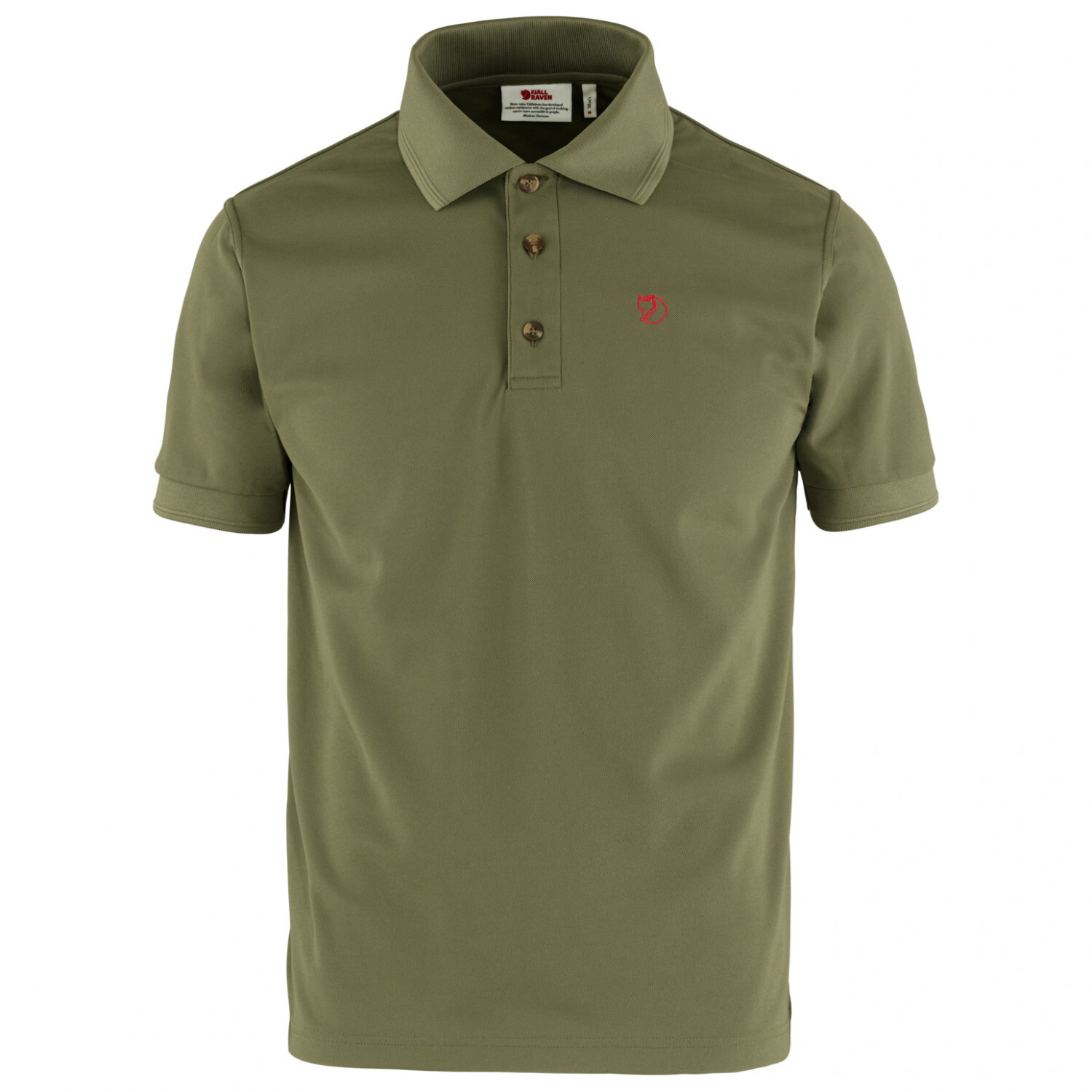 

Рубашка поло Fjällräven Crowley Piqué Shirt, цвет Light Olive