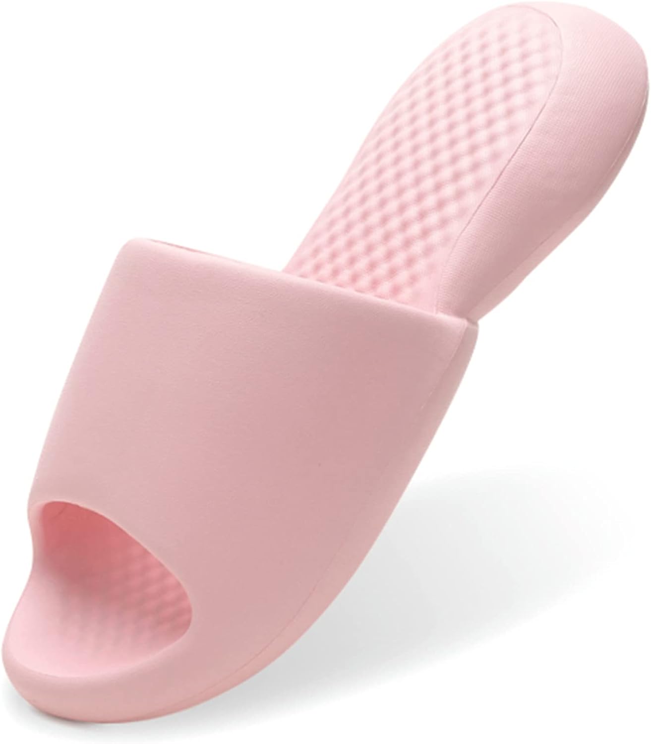 

Элегантные домашние тапочки для женщин и мужчин, быстросохнущие, нескользящие, с открытым носком, на толстой подошве, серые Stunner