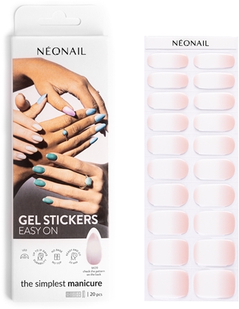 

Наклейки для ногтей NEONAIL Easy On Gel Stickers, M09 20 szt.
