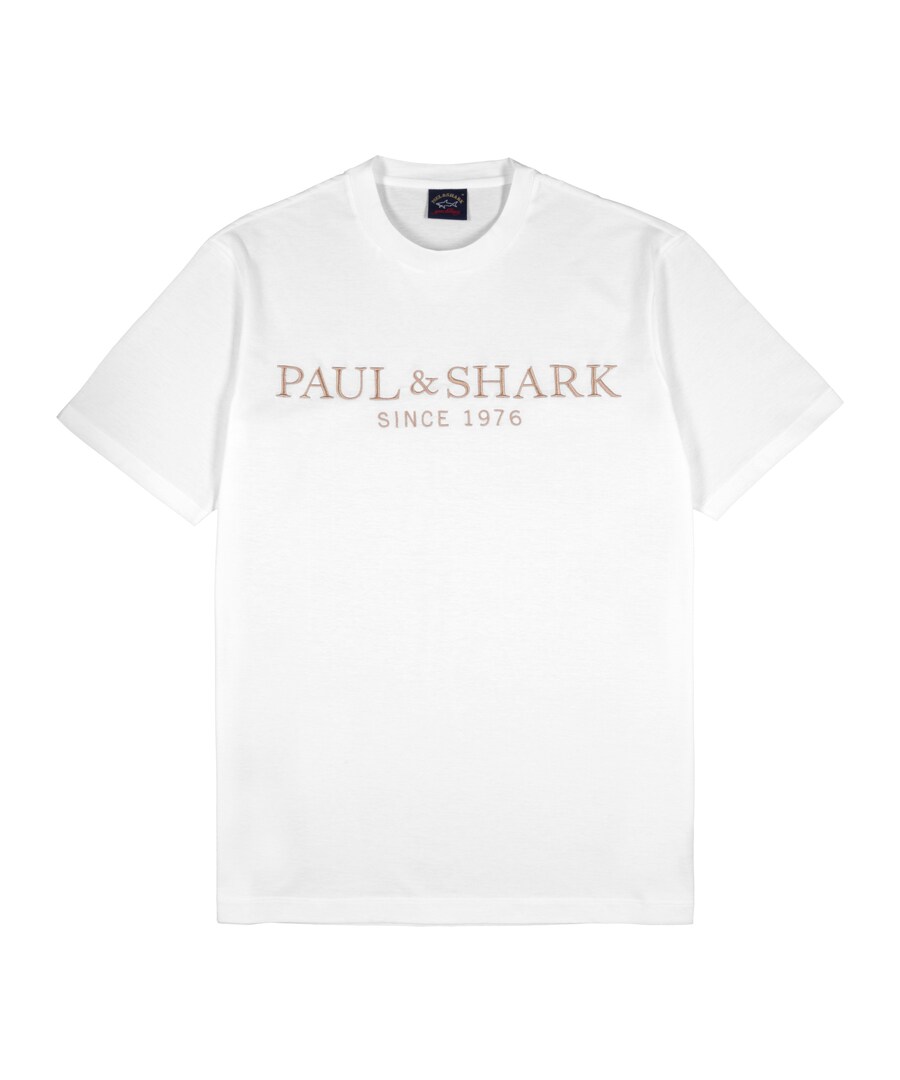 

Классическая футболка Paul & Shark Shirt, белый