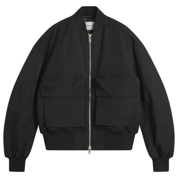 

Шелковая нейлоновая куртка-бомбер Mki Mki Miyuki-Zoku, черный