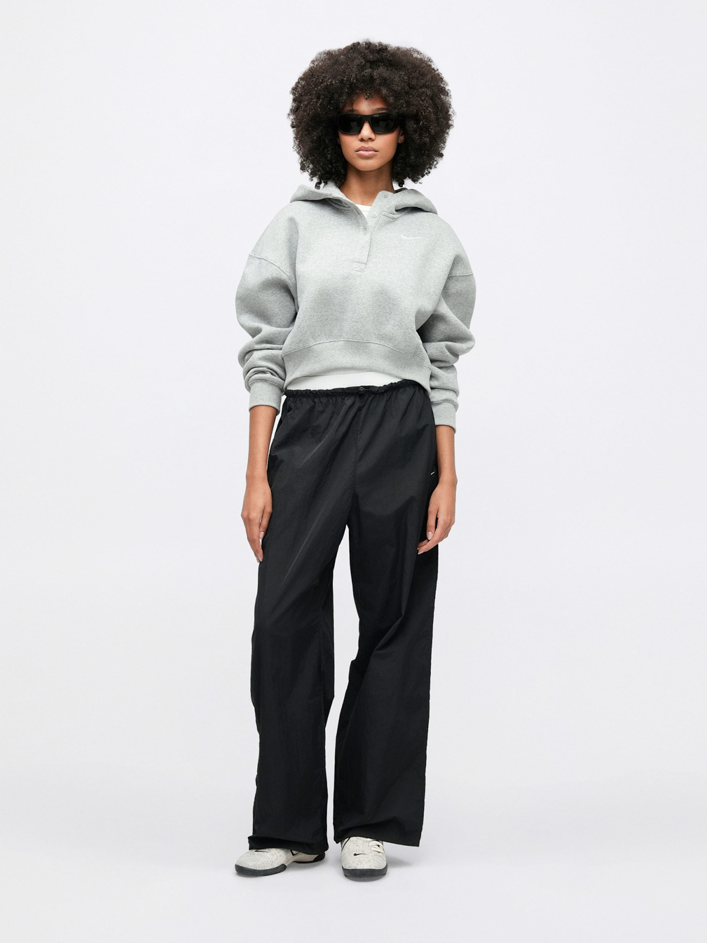 Nike Sportswear Толстовка 'PHNX FLC' в сером цвете — фото 3