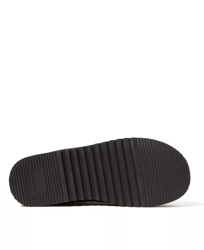 Мужские тапочки Dean из натуральной замши Clog House Shoe Dearfoams, коричневый — фото 2