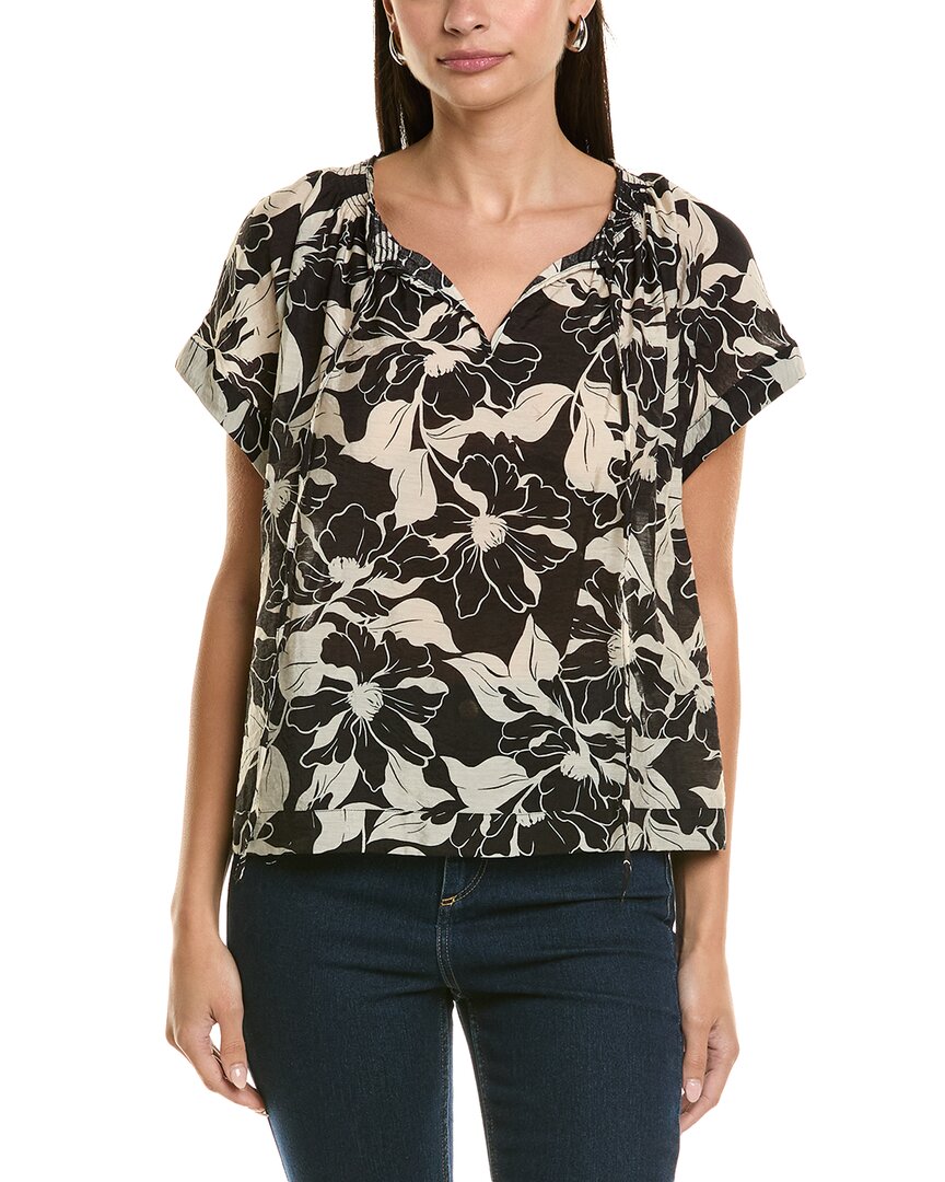 

Винс Камуто Крестьянская блузка Vince Camuto, черный