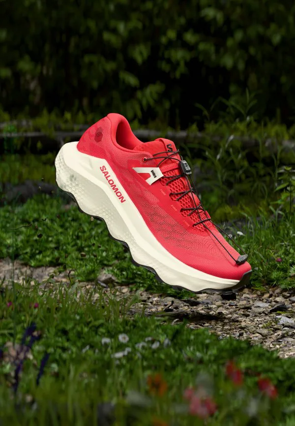 Кроссовки для трейлраннинга ultra glide 4 Salomon, Fiery Red/Vanilla Ice/Black