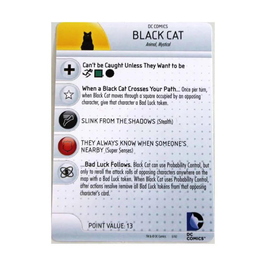 

Чёрный кот #013 (С), DC HeroClix - World's Finest - Singles