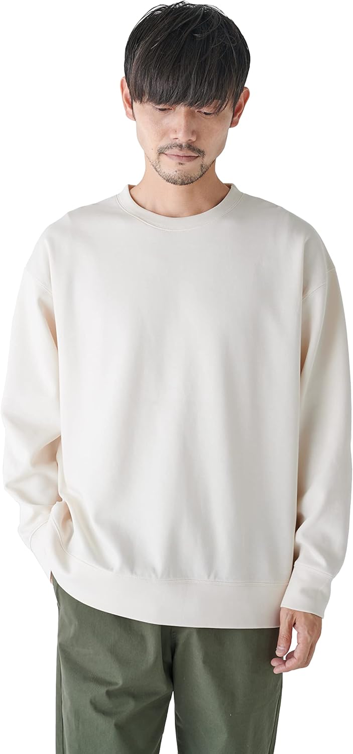 

Мужская толстовка с круглым вырезом и широким кроем Amazon Essentials, светло-бежевый