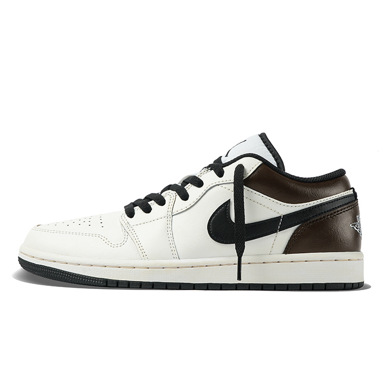 

Jordan Баскетбольные кроссовки Air 1, износостойкие, винтажные, низкие, белые, мужские