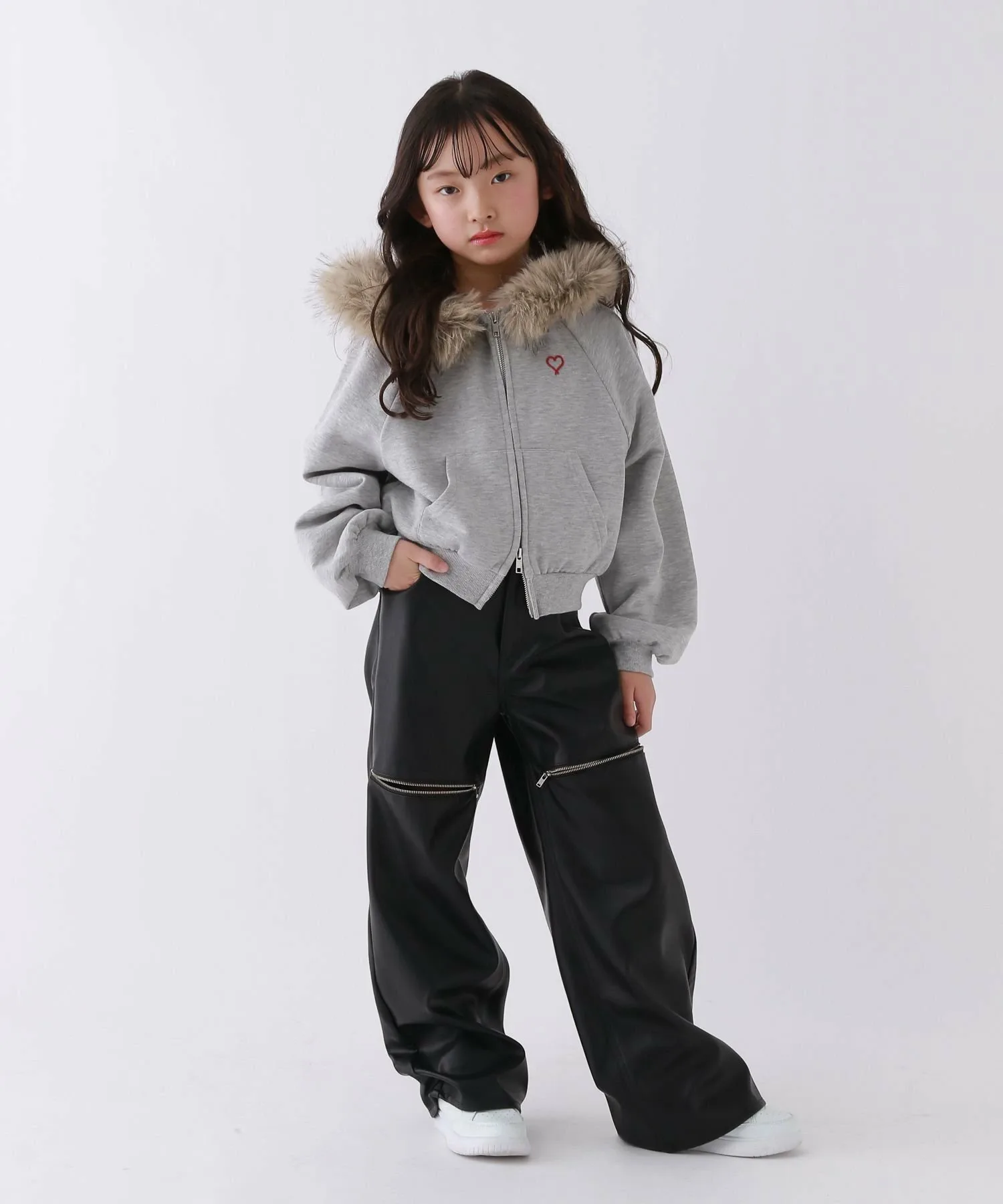 Кожаные штаны KneeZIP 10C REPIPI, Black 09 — фото 2