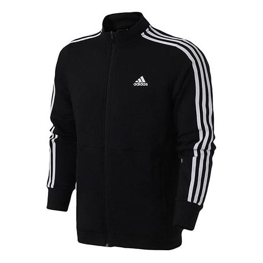 

Куртка adidas Cm Tt Ft 3s Sports Stylish Knit Stand Collar Jacket Black, черный