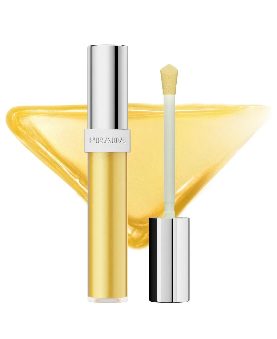 Жидкий глянцевый бальзам для губ Reflection, 9 г Prada Beauty, u002 banana yellow