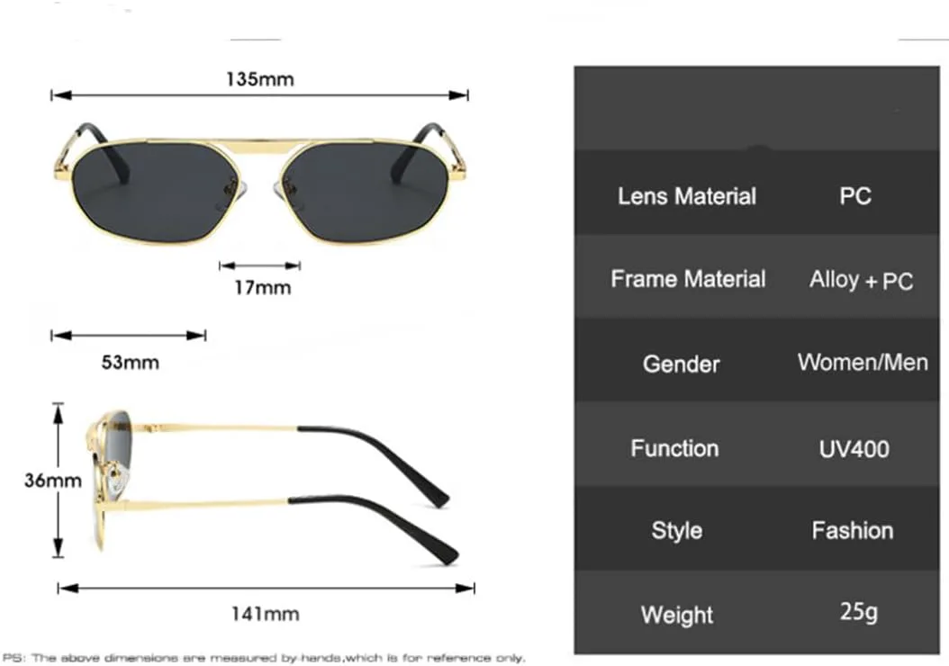 

Винтажные металлические солнцезащитные очки «кошачий глаз» для женщин, модные, с защитой от УФ-излучения UV400, для мужчин, в стиле панк TOIPASTN, Black Champagne