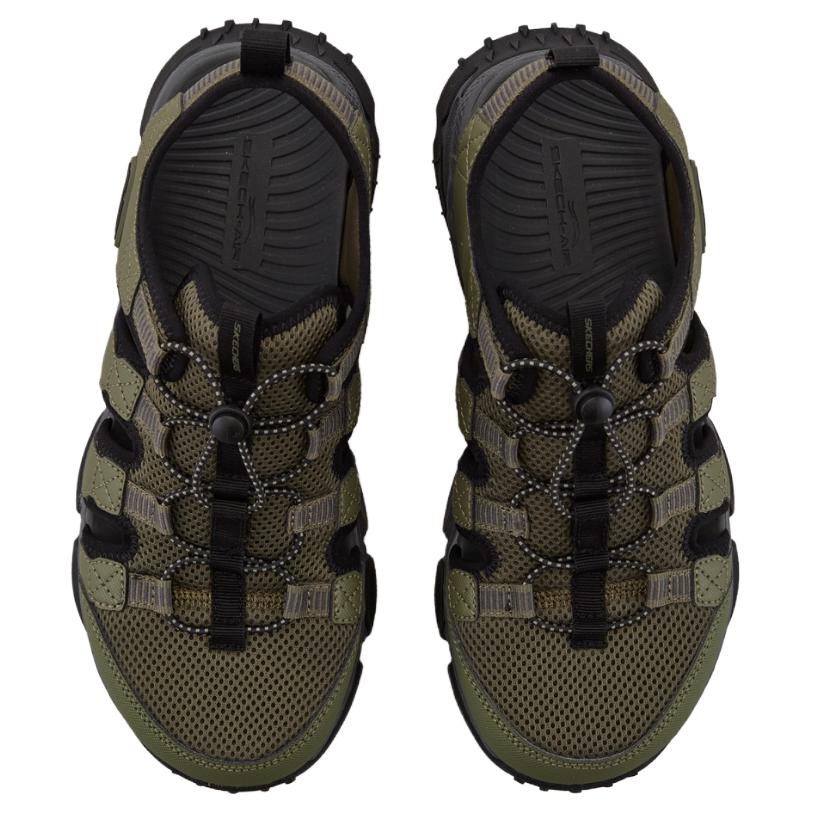 Skechers Мужские треккинговые ботинки для речных походов Outdoor оливкового цвета, цвет Olive Green — фото 4