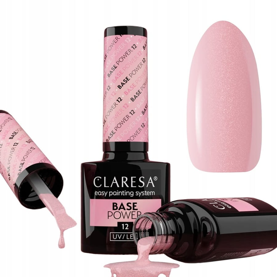 

Claresa, Base Power 12, Бескислотная основа для наращивания гибридных ногтей, 5 г