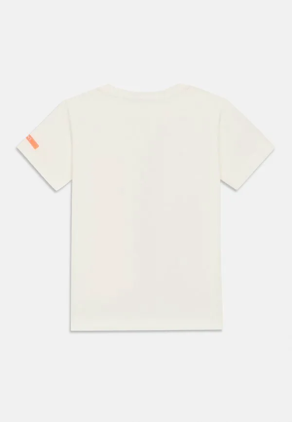 Футболка унисекс с принтом медузы Versace, Bianco/Arancio — фото 2