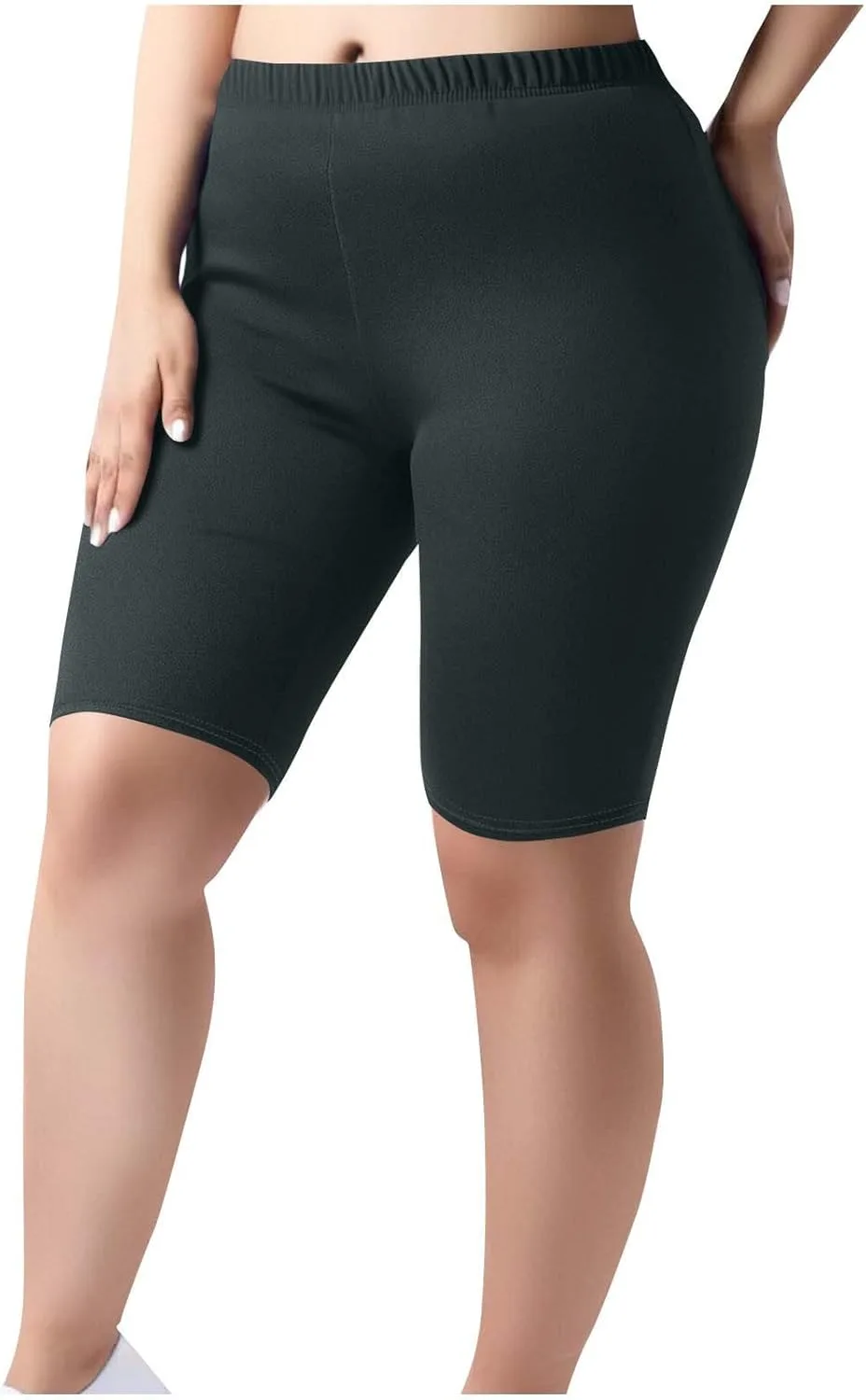 Шорты для йоги для женщин Plus Size Elastic High Waist
